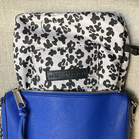 Rebecca Minkoff Blue Chain-Link Crossbody Bag - Picture 9 of 13